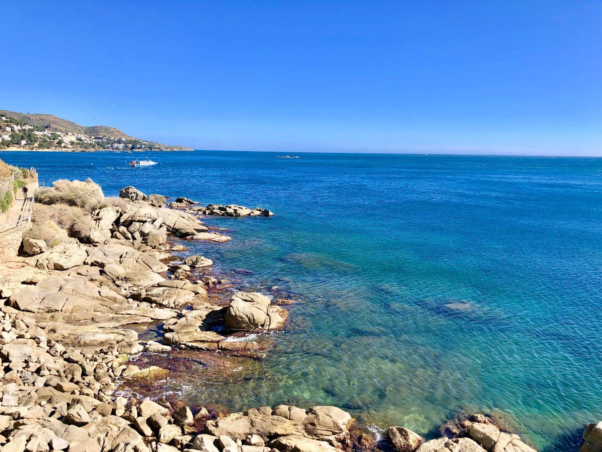 Magnifique Appartement En Front De Mer, Caneylles Roses Eksteriør bilde