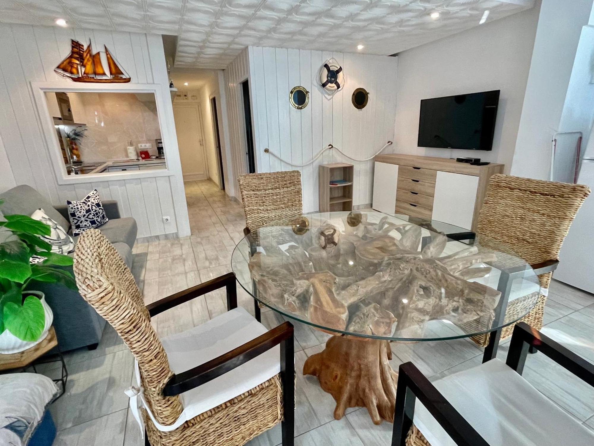 Magnifique Appartement En Front De Mer, Caneylles Roses Eksteriør bilde